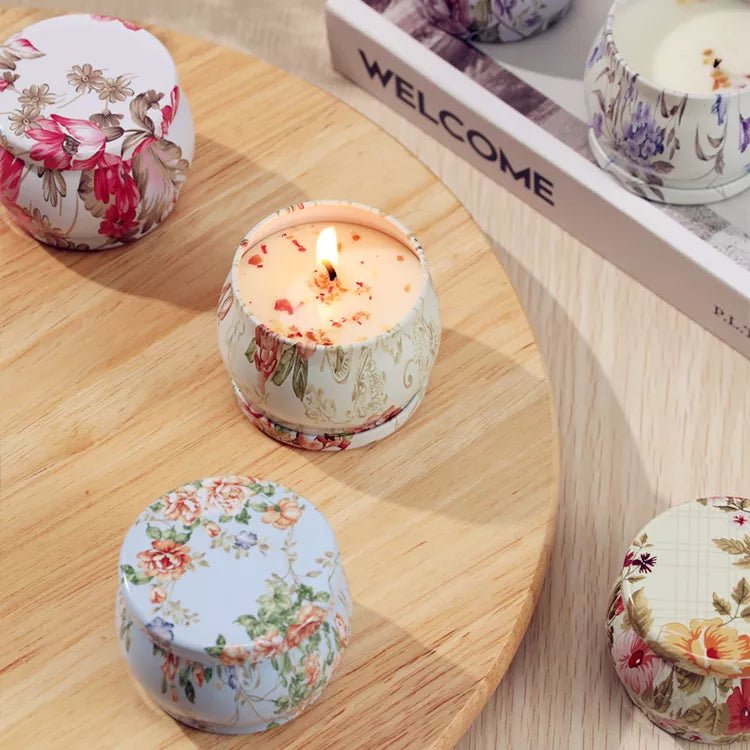 Gemstone Candles 6 Pc. Set - Alicia GonzalezCandles