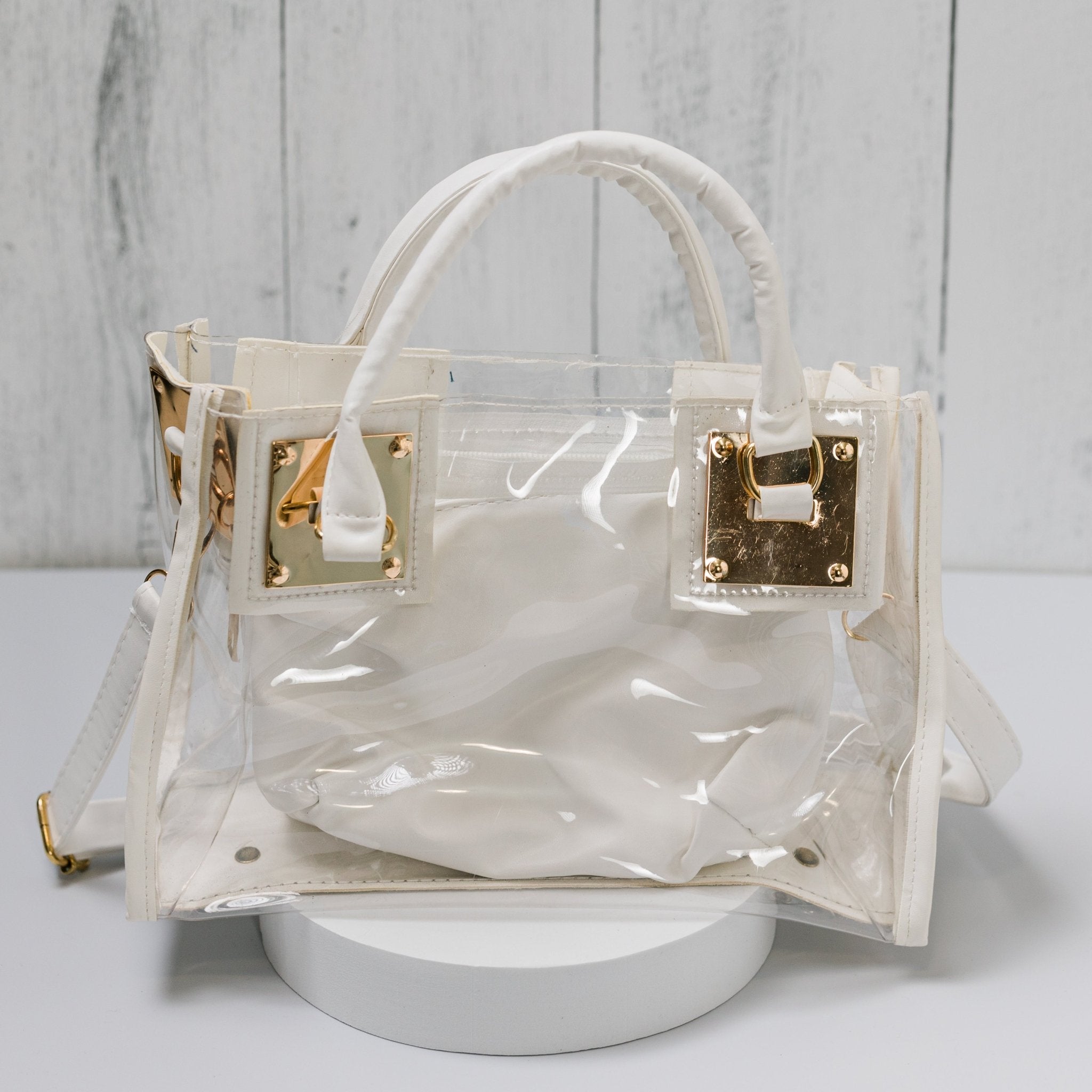 Nothing To Hide | 2-in-1 Clear Purse with Bonus Bag - Alicia GonzalezHandbags