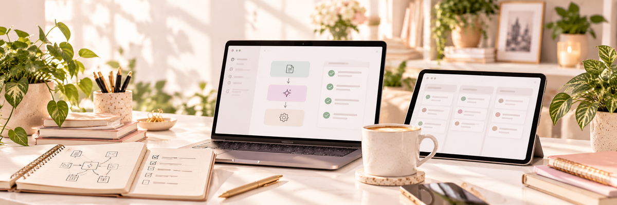 AI workflow planning workspace