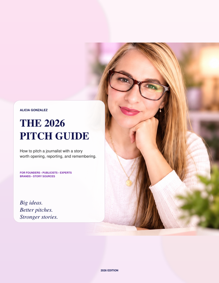 The 2026 Pitch Guide | How to Pitch Alicia Gonzalez (and Pitch Better Anywhere)