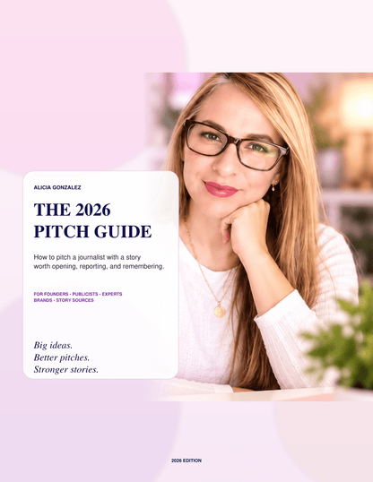 The 2026 Pitch Guide | How to Pitch Alicia Gonzalez (and Pitch Better Anywhere) - Alicia Gonzaleze-book