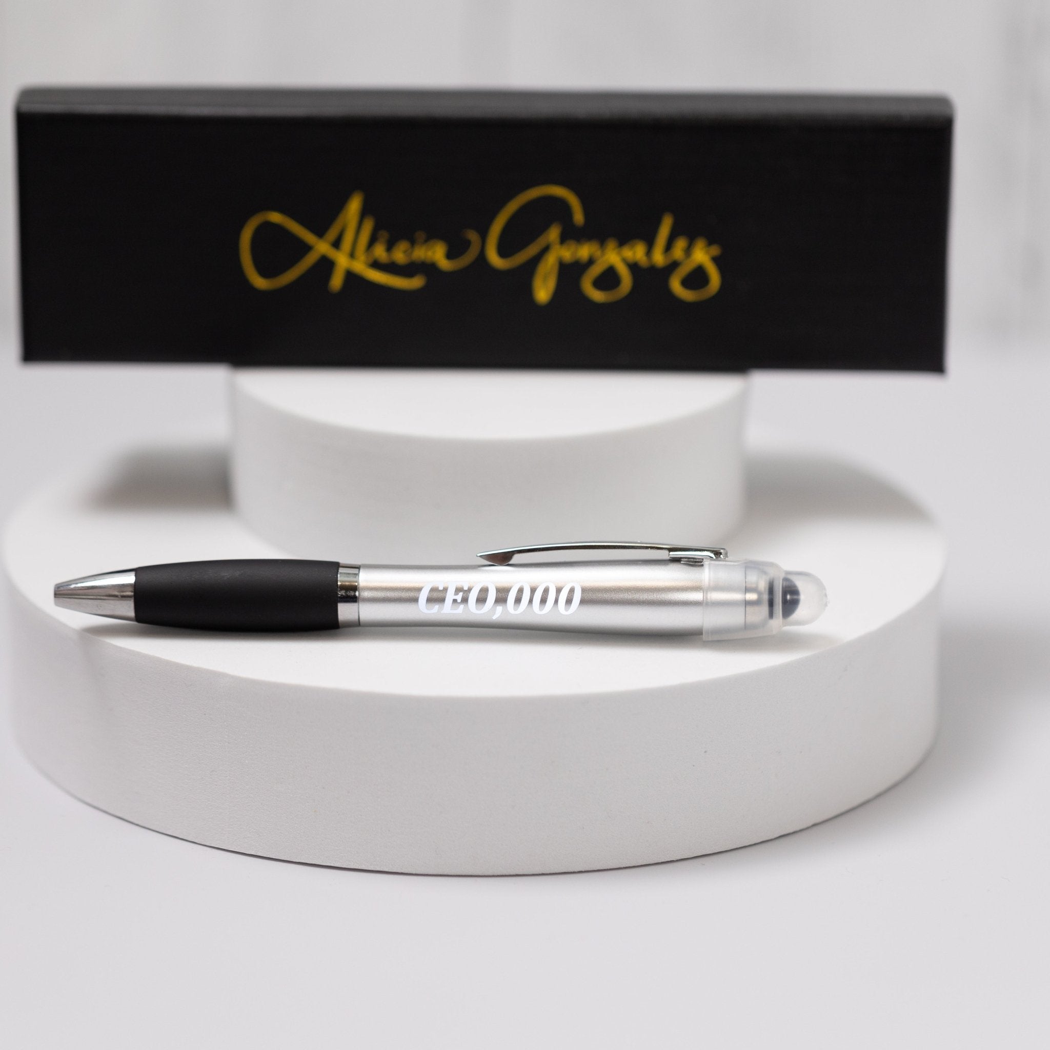 Light Up Pen with ENTREPRENEUR Logo - Alicia GonzalezPens