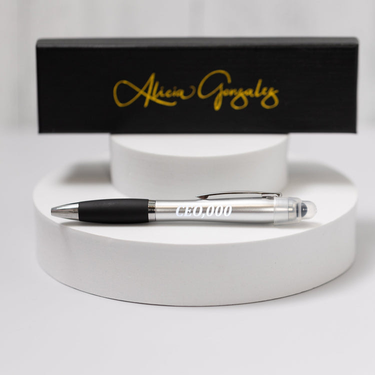 Light Up Pen with ENTREPRENEUR Logo - Alicia GonzalezPens