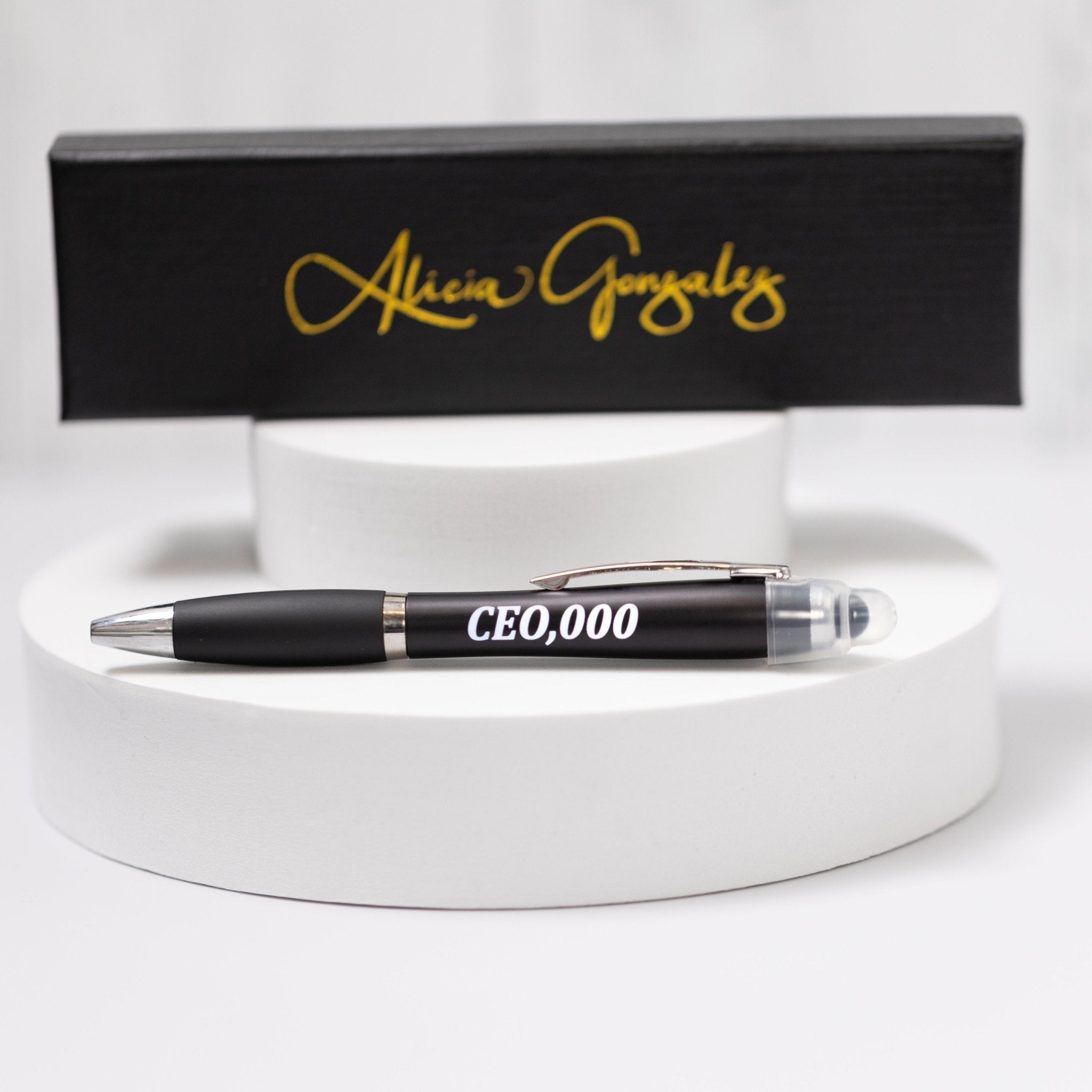 Light Up Pen with ENTREPRENEUR Logo - Alicia GonzalezPens