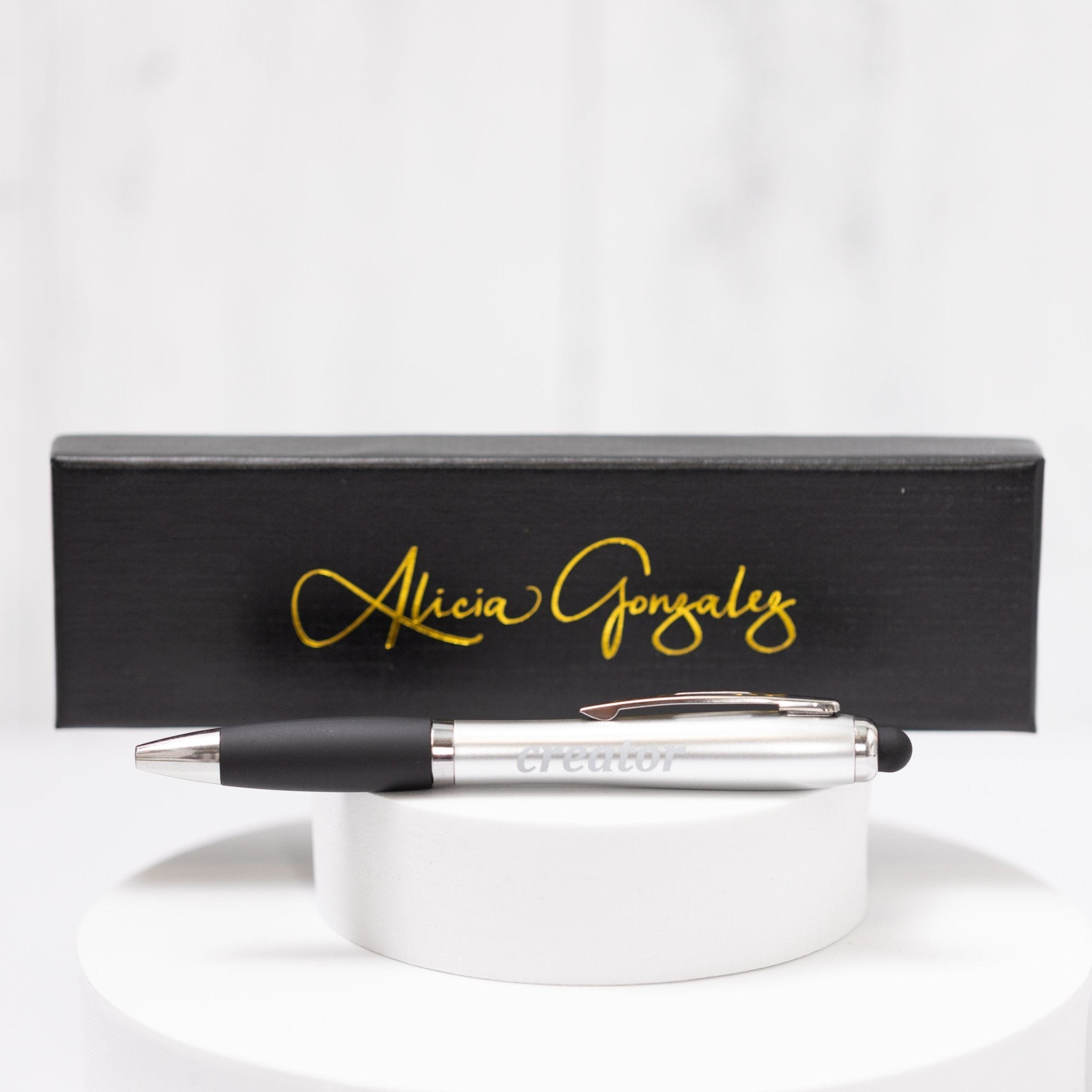 Light Up Pen with ENTREPRENEUR Logo - Alicia GonzalezPens