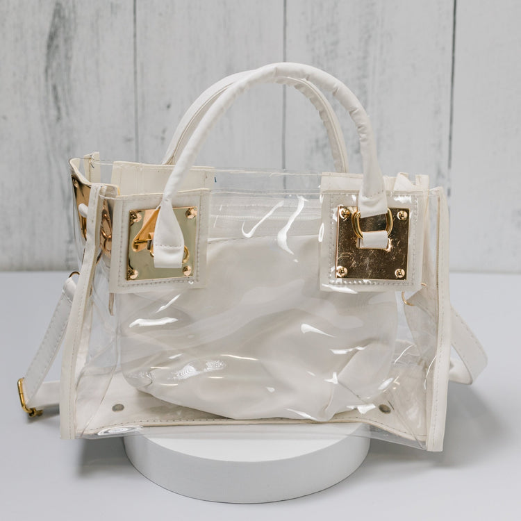 Nothing To Hide | 2-in-1 Clear Purse with Bonus Bag - Alicia GonzalezHandbags