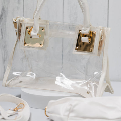 Nothing To Hide | 2-in-1 Clear Purse with Bonus Bag - Alicia GonzalezHandbags