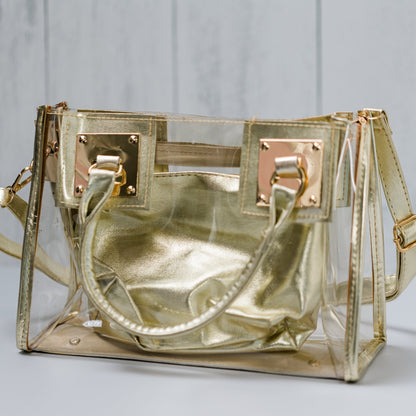 Nothing To Hide | 2-in-1 Clear Purse with Bonus Bag - Alicia GonzalezHandbags