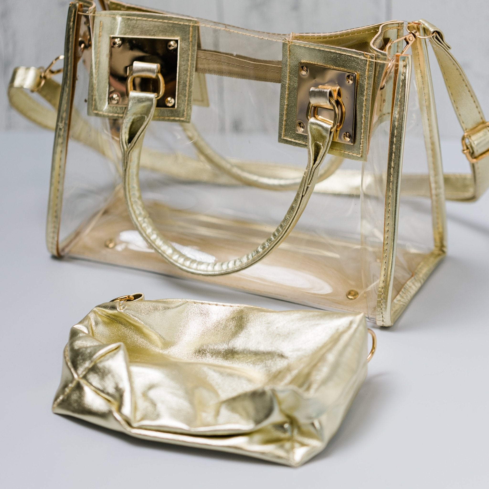 Nothing To Hide | 2-in-1 Clear Purse with Bonus Bag - Alicia GonzalezHandbags