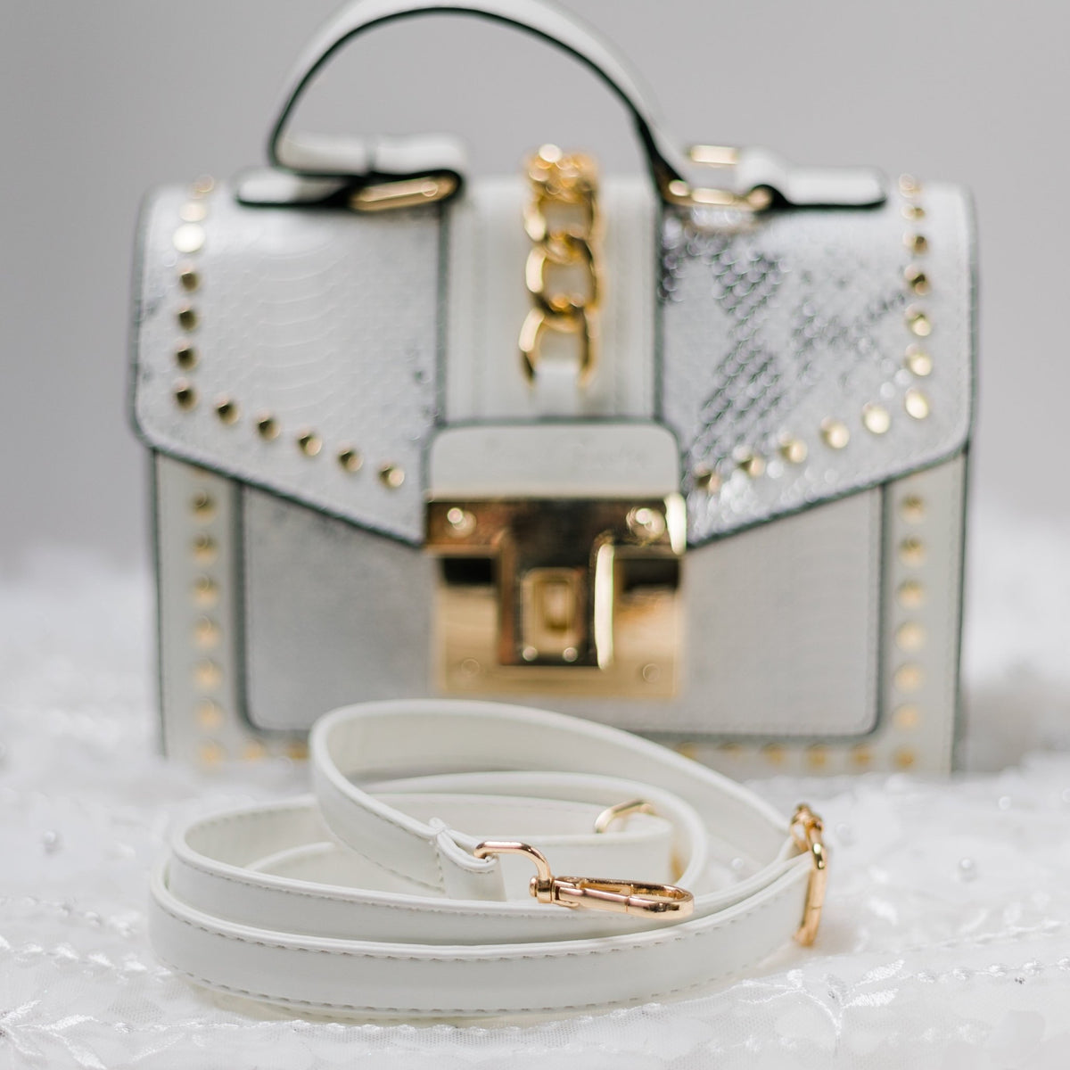 Small Purse | Vegan Snakeskin Leather Crossbody Bag